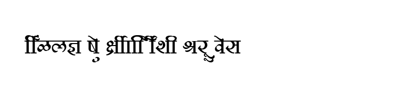 font preview of SHREE DEV 2331 Regular