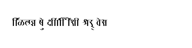 font preview of SHREE DEV 2368 Regular