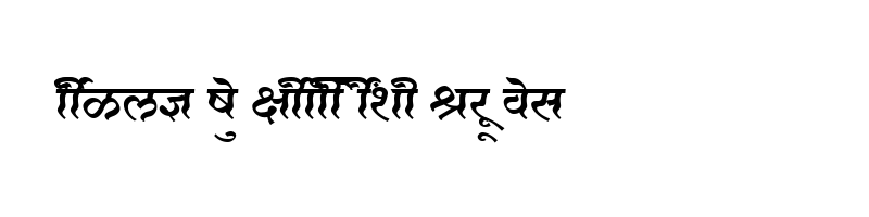 font preview of SHREE DEV 2378 Regular