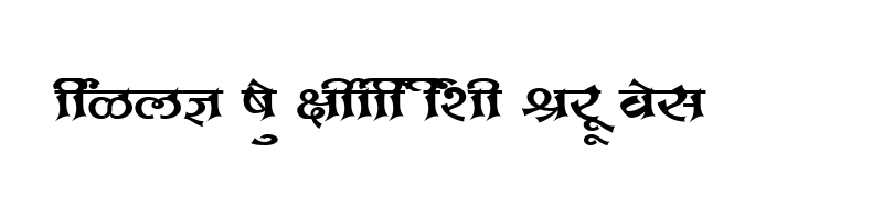 font preview of SHREE DEV 2411 Regular