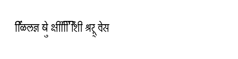 font preview of SHREE DEV 2488 Regular
