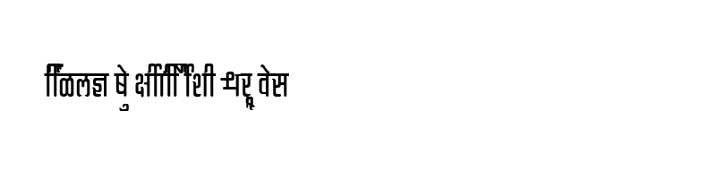 font preview of SHREE DEV 3500 Regular