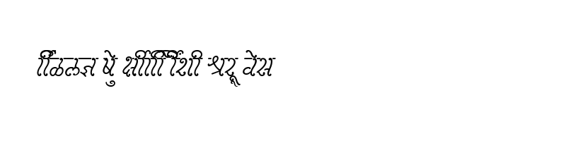 font preview of SHREE DEV 3534 Regular
