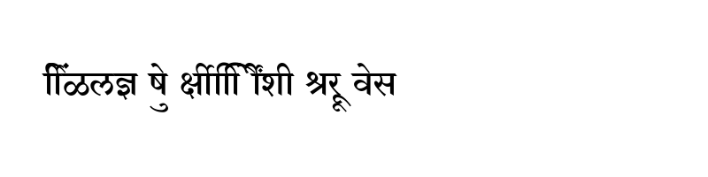 font preview of SHREE DEV7 0702 Regular