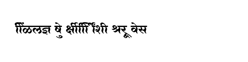 font preview of SHREE DEV7 3679 Regular