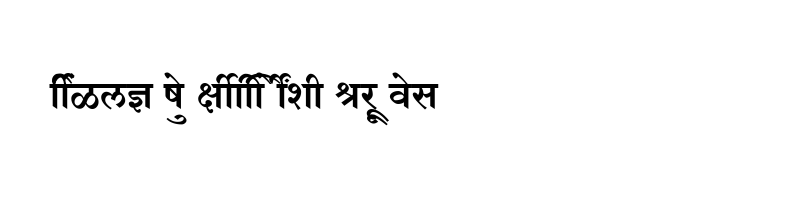 font preview of SHREE DEV7 4592 Regular