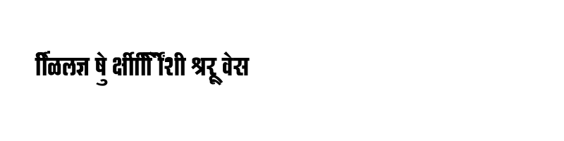 font preview of SHREE DEV7 4632 Regular