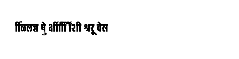 font preview of SHREE DEV7 4633 Regular