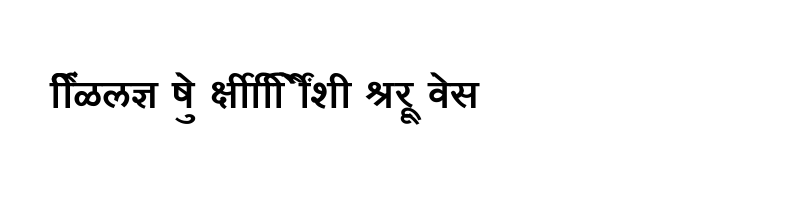 font preview of SHREE DEV7 4638 Regular