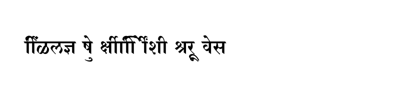 font preview of SHREE DEV7 4679 Regular