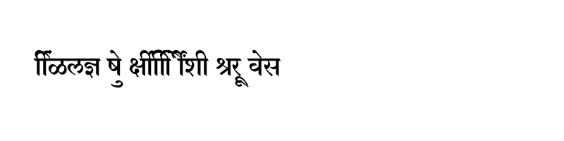 font preview of SHREE DEV7 4947 Regular