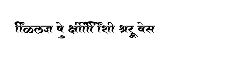 font preview of SHREE DEV7 4979 Regular