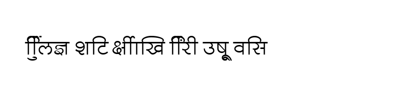 font preview of SHREE726 Normal