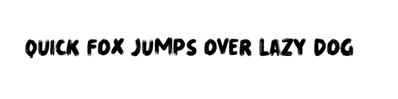 font preview of Shrieky TTF