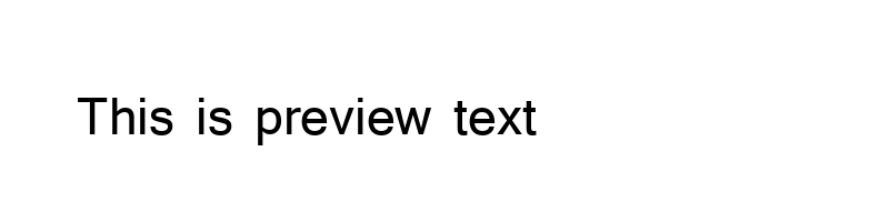 font preview of Shruti Regular