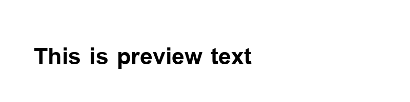 font preview of simpbdo