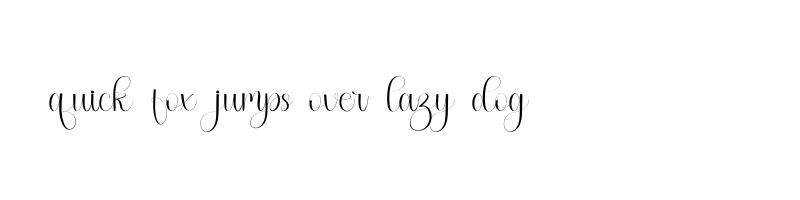 font preview of Simple otf