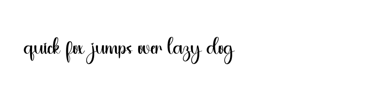 font preview of Simple Thich