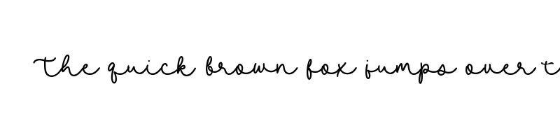 font preview of Slowly Lovely Script