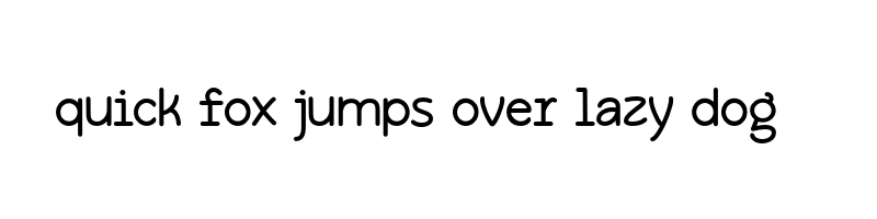 font preview of Soft glyphs