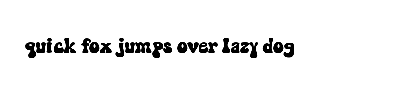 font preview of Sooky70s