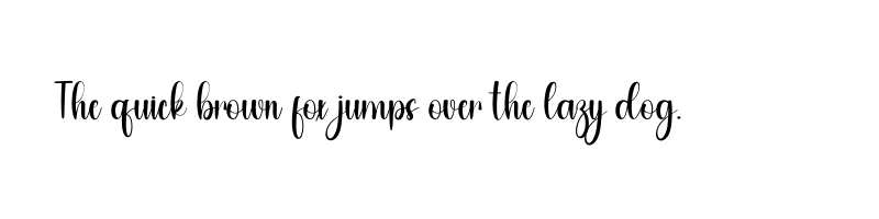 font preview of Sparkling font otf