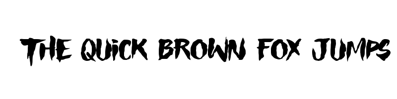 font preview of Spooked