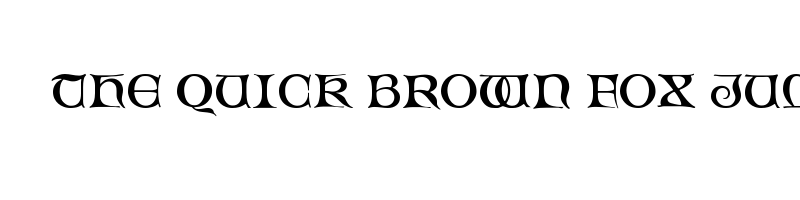font preview of spranga longobarda