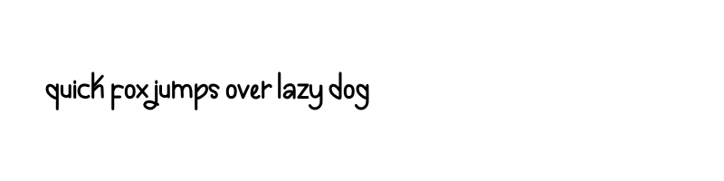 font preview of SPRING LIST