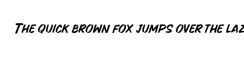 font preview of Star Brush Regular
