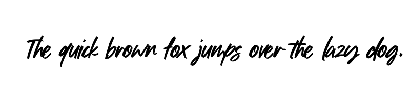 font preview of Strong Attraction