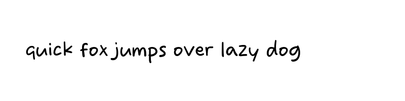font preview of Sugar Handy otf