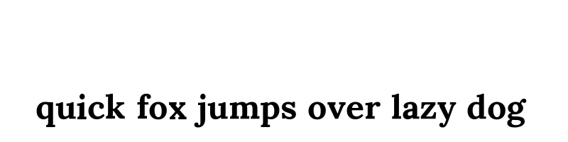 font preview of Sumana Bold