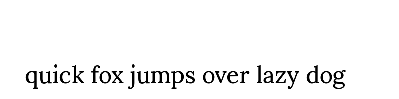 font preview of Sumana Regular