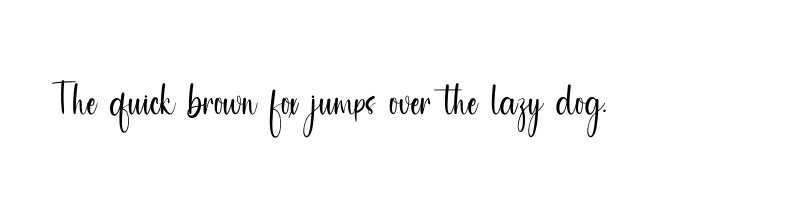 font preview of Sweet Signature