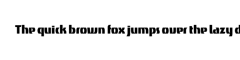 font preview of TacOne Regular