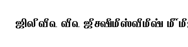font preview of TAM Appar Bold