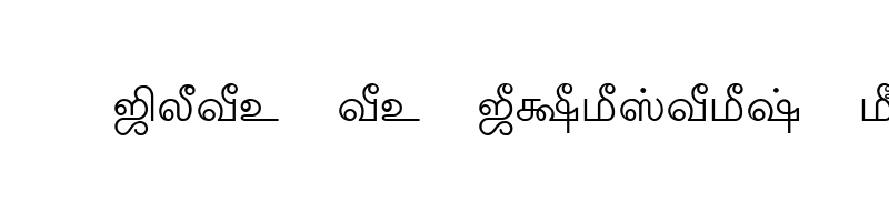font preview of Tam Shakti 2 Normal