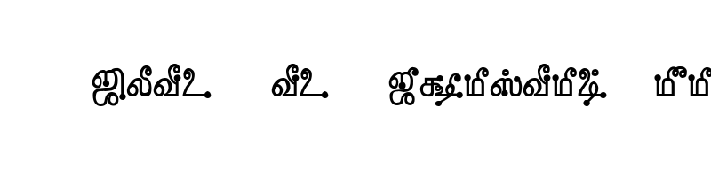 font preview of Tam Shakti 8 Normal