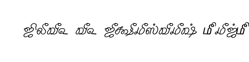 font preview of TAM Tamil028 Normal
