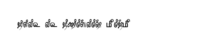font preview of TAM Tamil186 Normal
