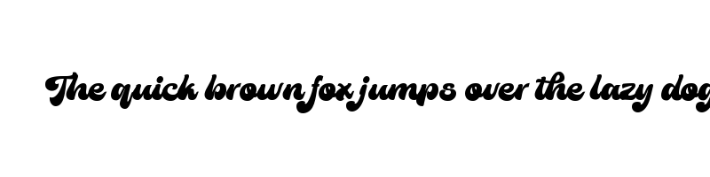 font preview of The Bujank Script