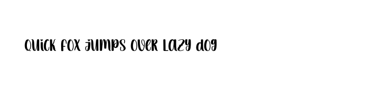 font preview of Thick Line