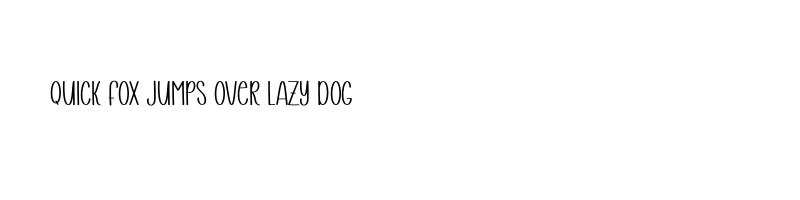 font preview of Thingking
