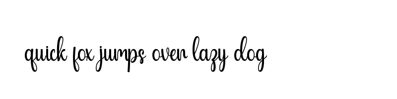 font preview of Thrilly