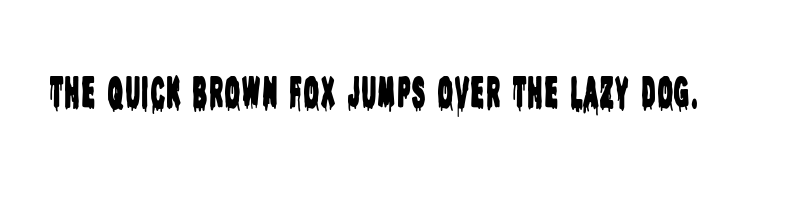 font preview of Toxic Cemetery