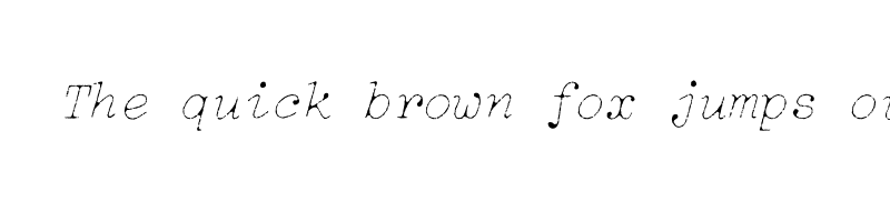 font preview of TT2020StyleD Italic