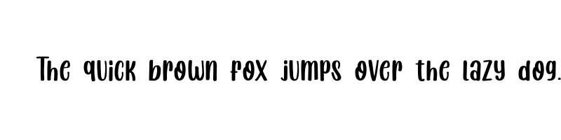 font preview of Tuna Sandwich OTF