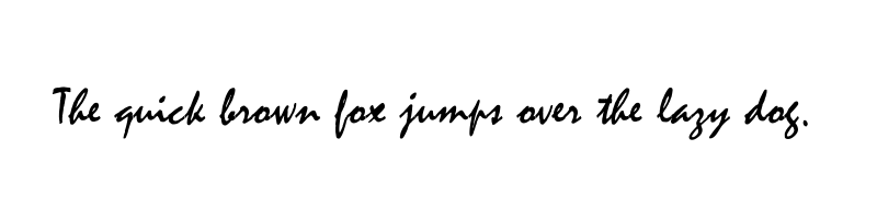 font preview of UKIJMoyQB