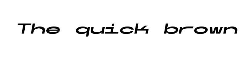 font preview of Ultra mono Wide BoldItalic